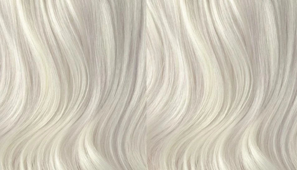 platinum hair extensions