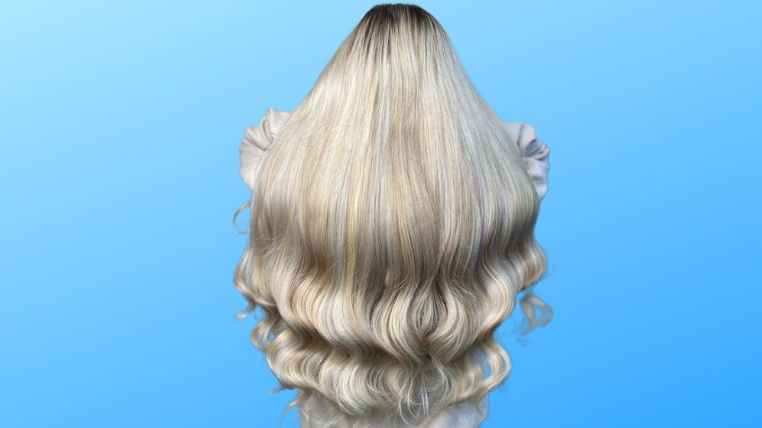Blue Long Hair With Ponytail - $90  Black hair roblox, Long hair styles,  Ponytail