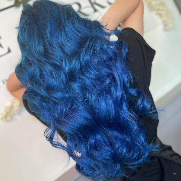 Blue hair Extension