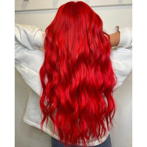 Bright Red Hair Extensions 