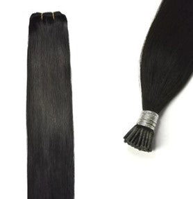 Hair Weft & I-Tip Hair Extensions Combo 