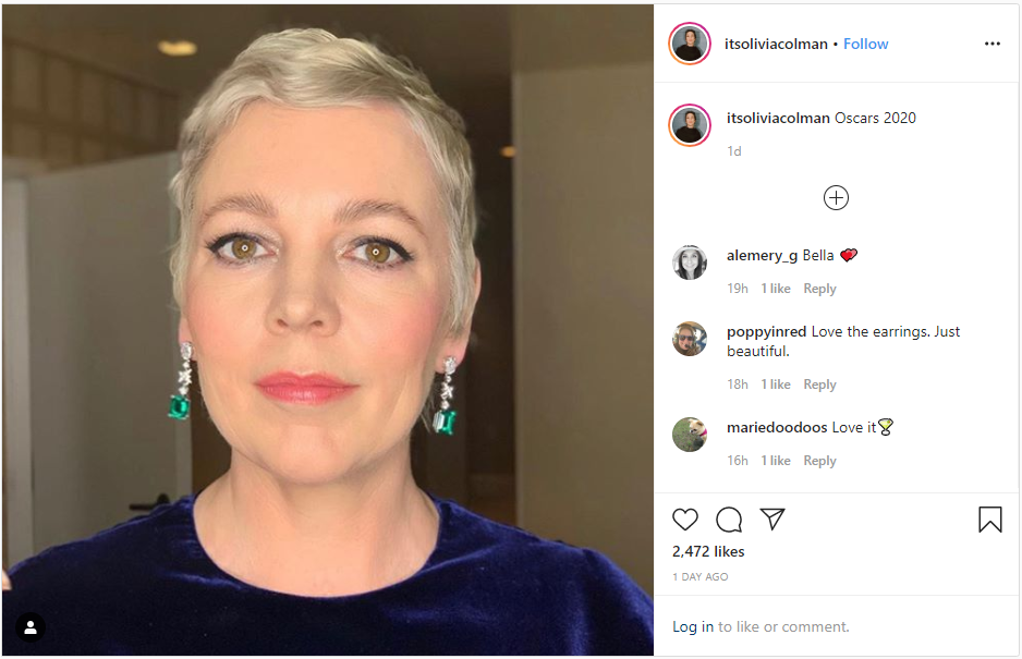 Olivia Colman oscars 2020