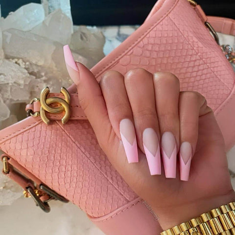 Pink French Manicure