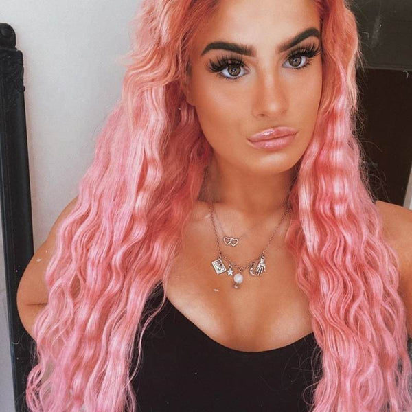 Pink Hair Extension