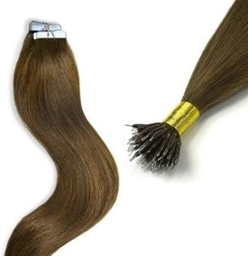 Tape-In Hair Extensions & Nano Ring Extensions Combo