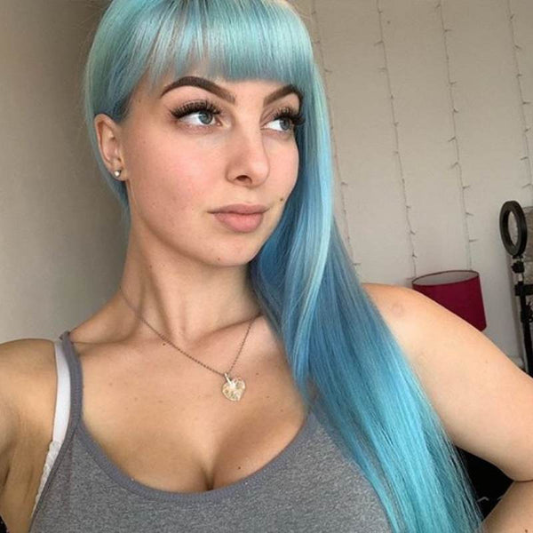 Turquoise Hair Extensions 