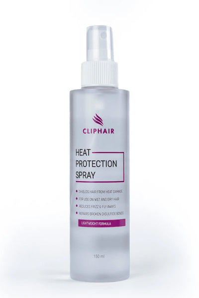 Heat protection spray bottle