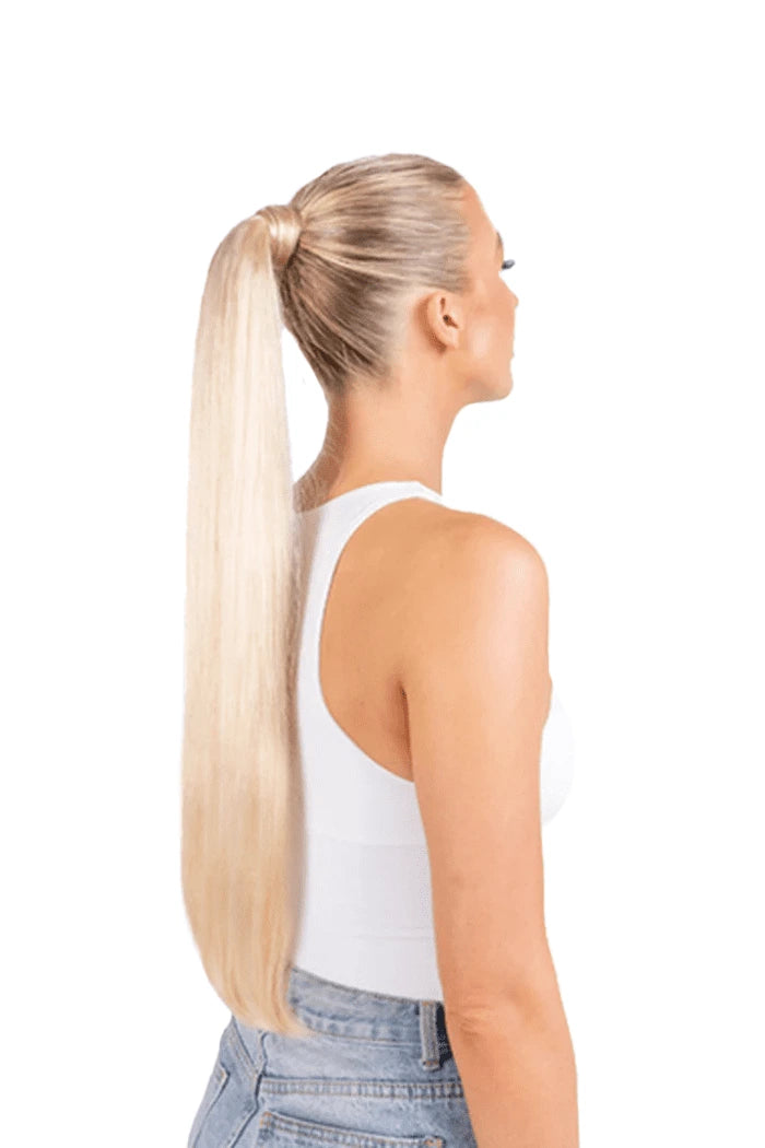 24 inch wrap around ponytail model