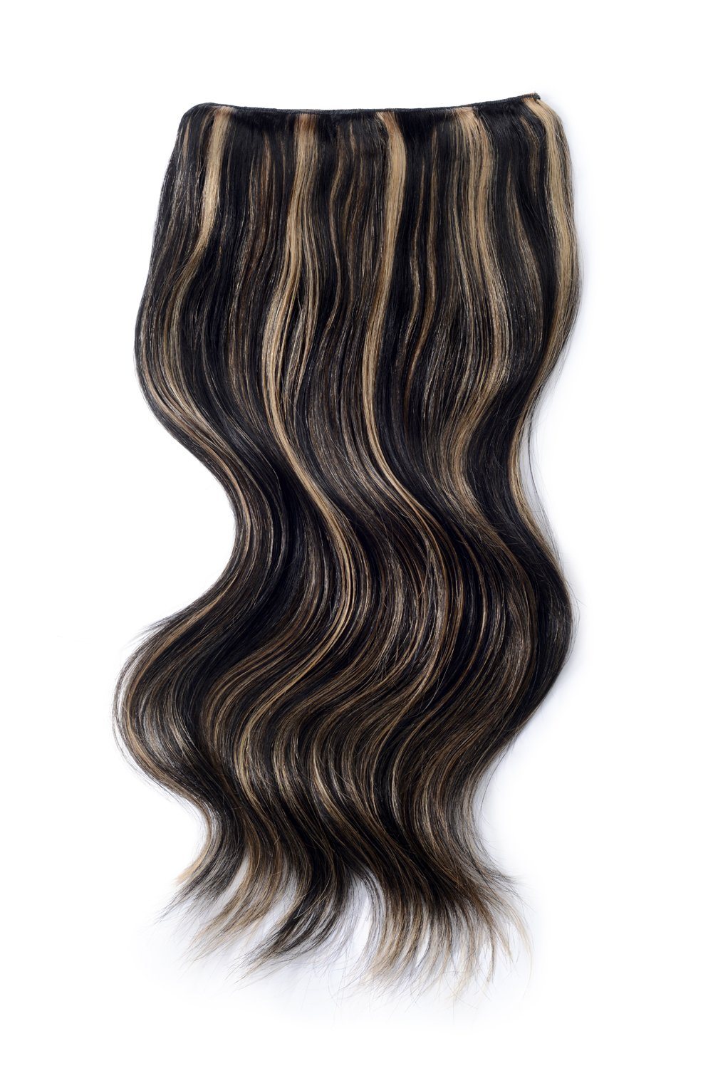 Natural Black Bleach Blonde Mix Hair Extensions 1b 613 Clip