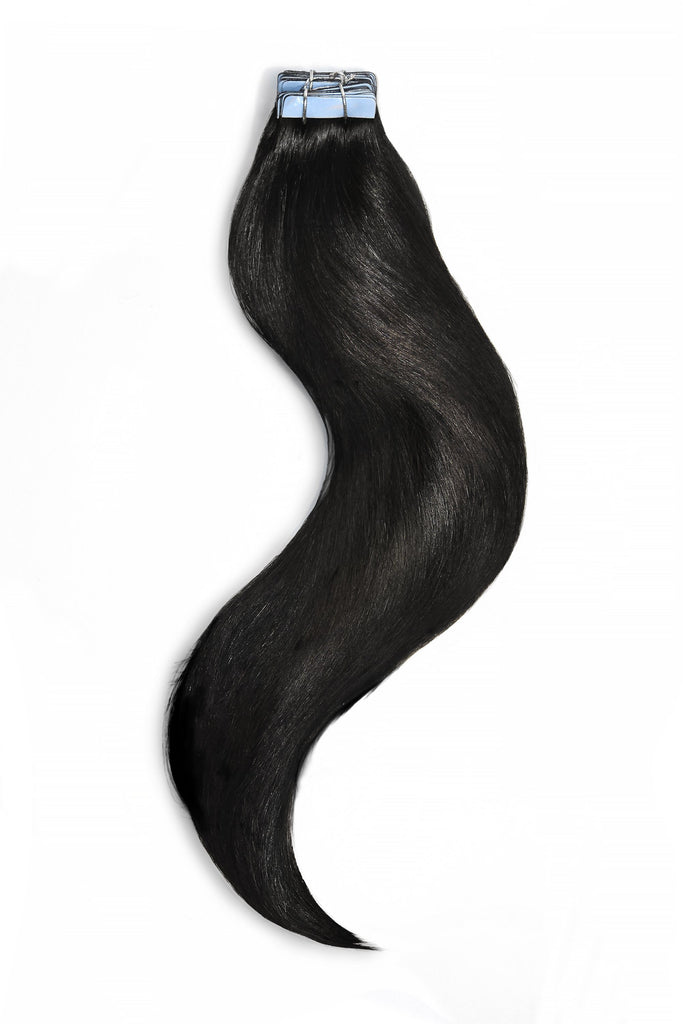 Natural Black (#1B) Tape In Hair Extensions - Cliphair UK