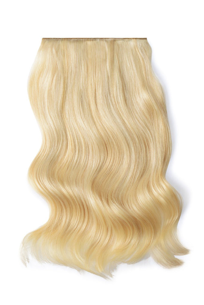 Double Wefted Full Head Remy Clip In Human Hair Extensions Ash