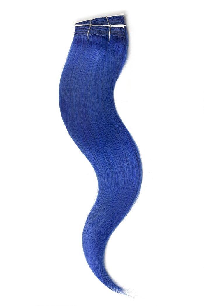 Blue Hair Extensions Clip Ins Blue Bonded Extensions Uk Cliphair Uk