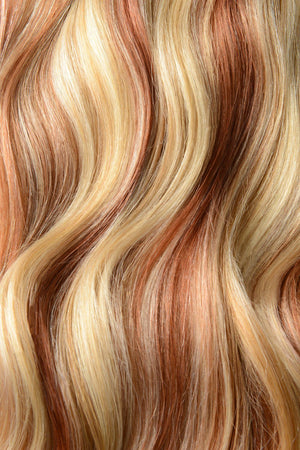 Strawberry Blonde Auburn Red Bleach Blonde Mix 27 33 613