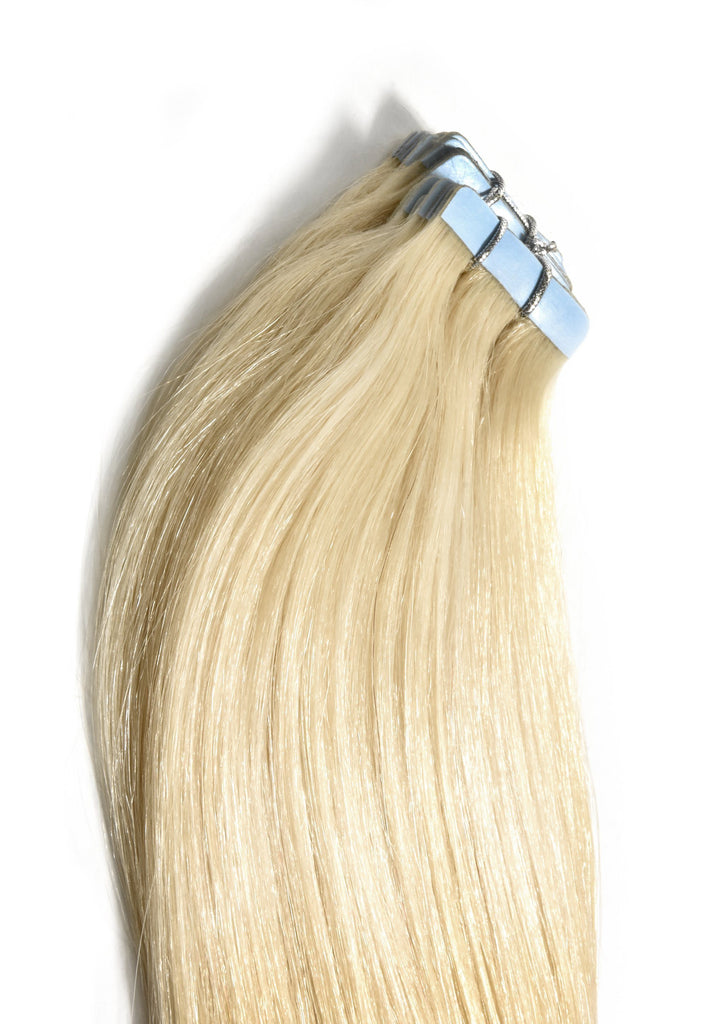 Tape In Human Hair Extensions Lightest Blonde (60) Cliphair UK