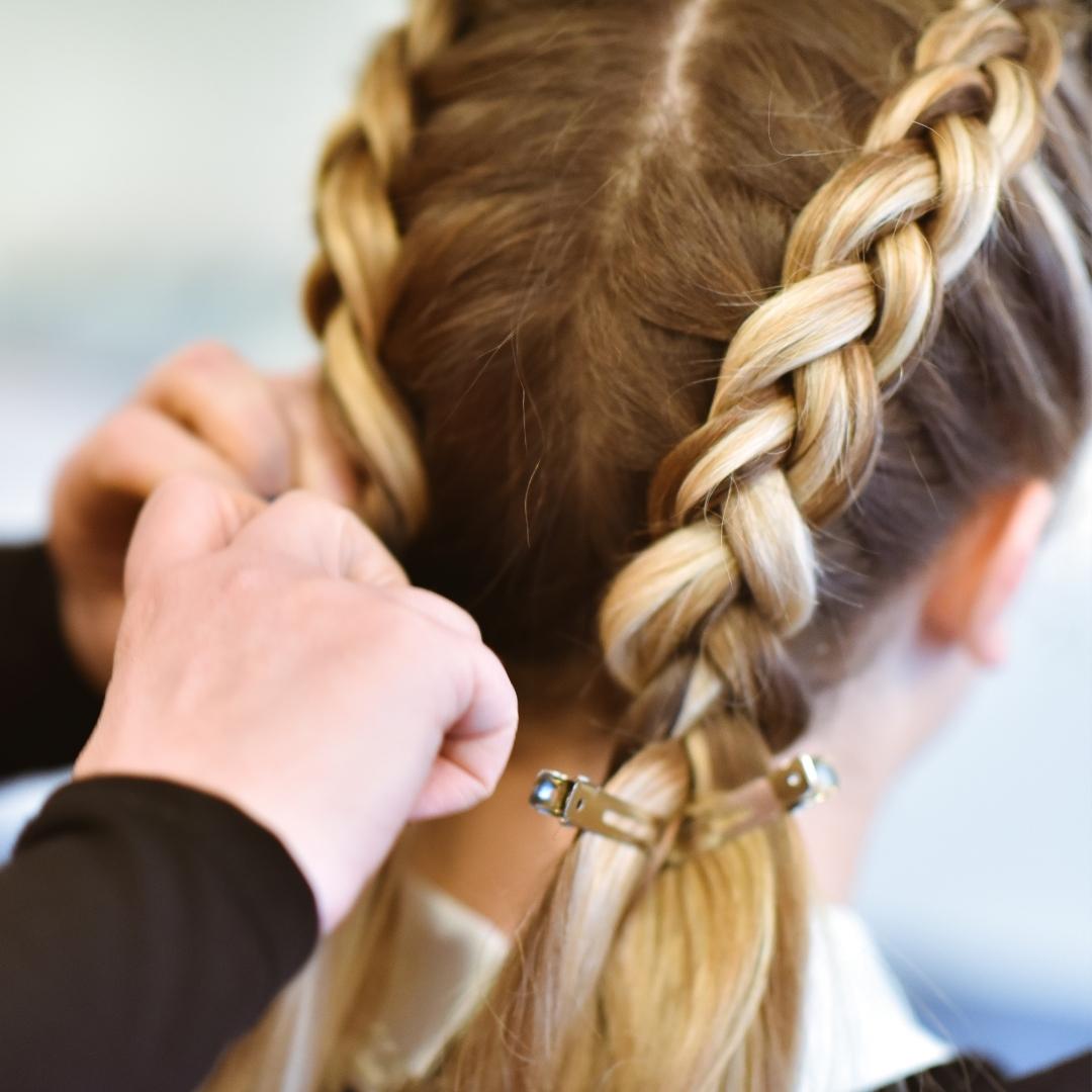 braided ponytail for gym