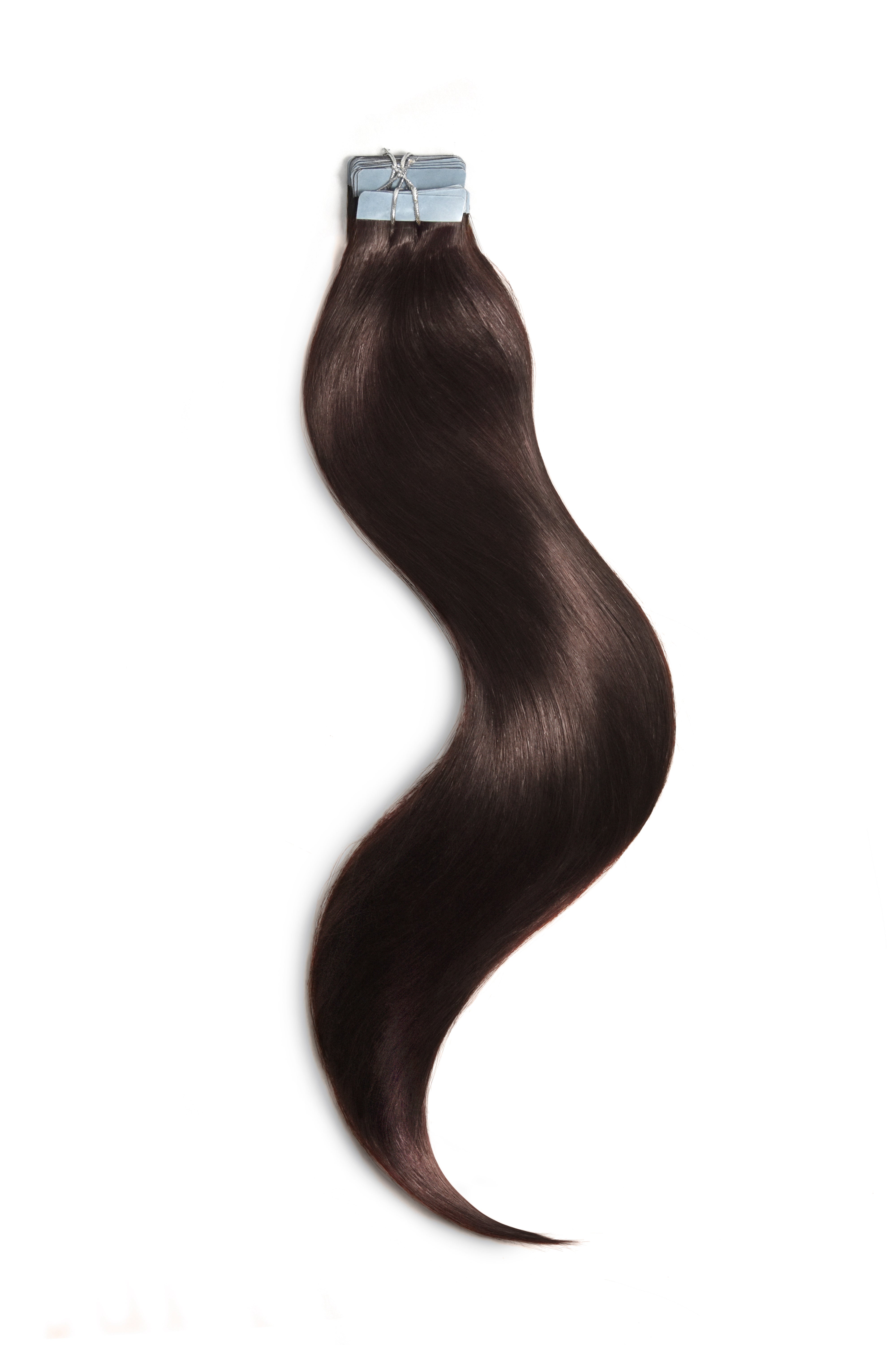 brown tape in hair extensions 100% human remy hair