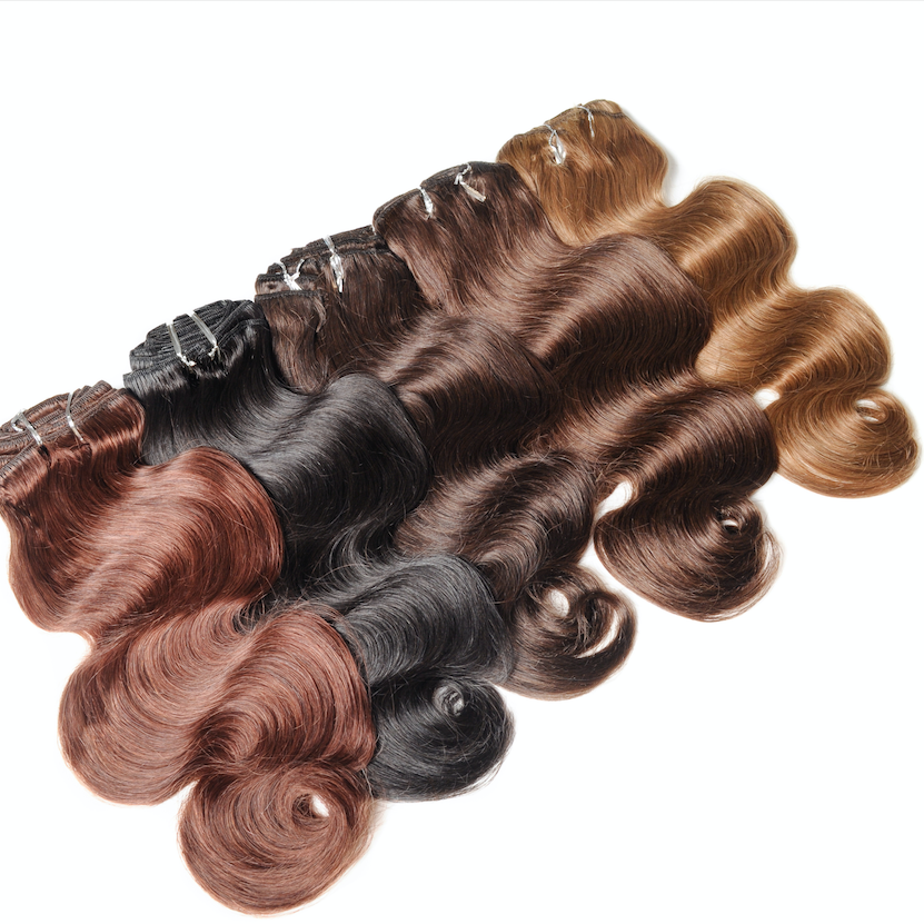 Buy 5 Clips Straight 2 Tone Ombre4T27 Premium Synthetic Hair Extensions  Online at Best Price in India