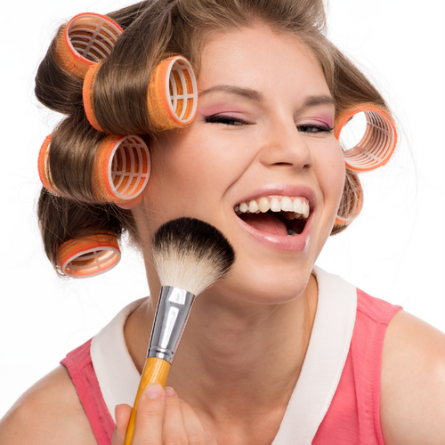 using rollers for hair volume