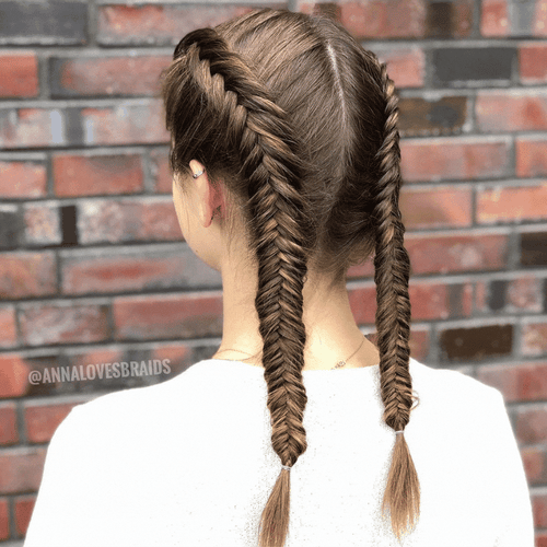 human hair braids styles