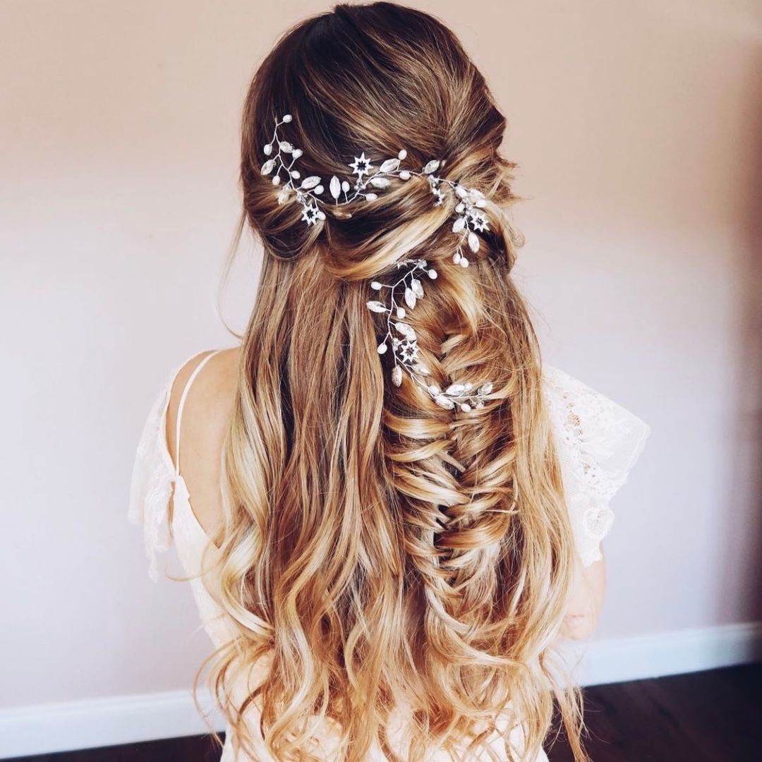 The Best Hair Products To Use For Bridal Hairstyling | hair-accessories ...