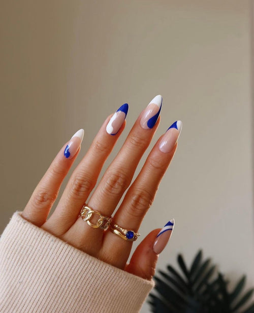 30 Fabulous Swirl Nail Designs So Easy To Copy | Line nail designs, Nail  designs, Textured nail design