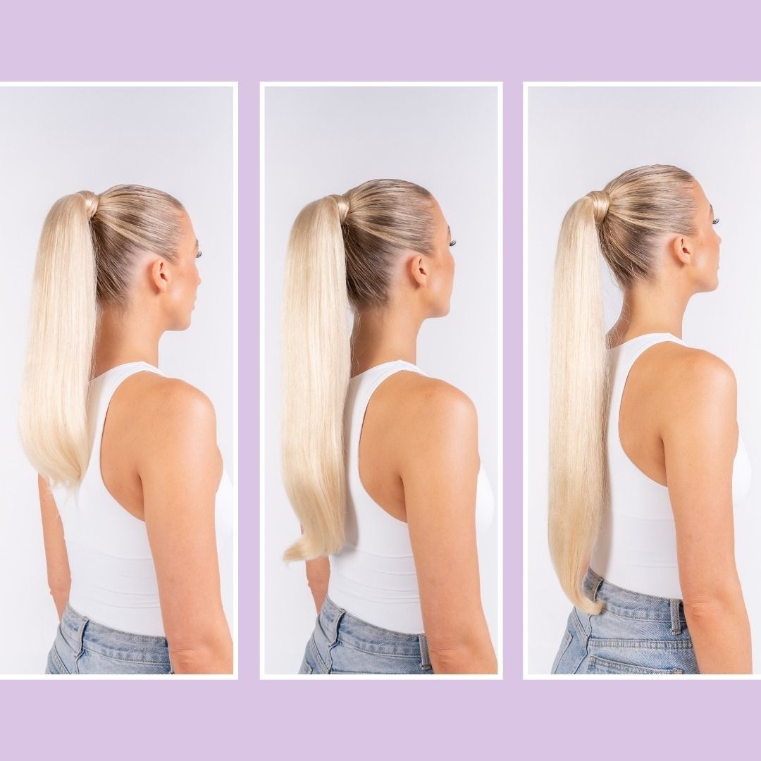 Using Hair Extensions For A Wrap-Around Ponytail