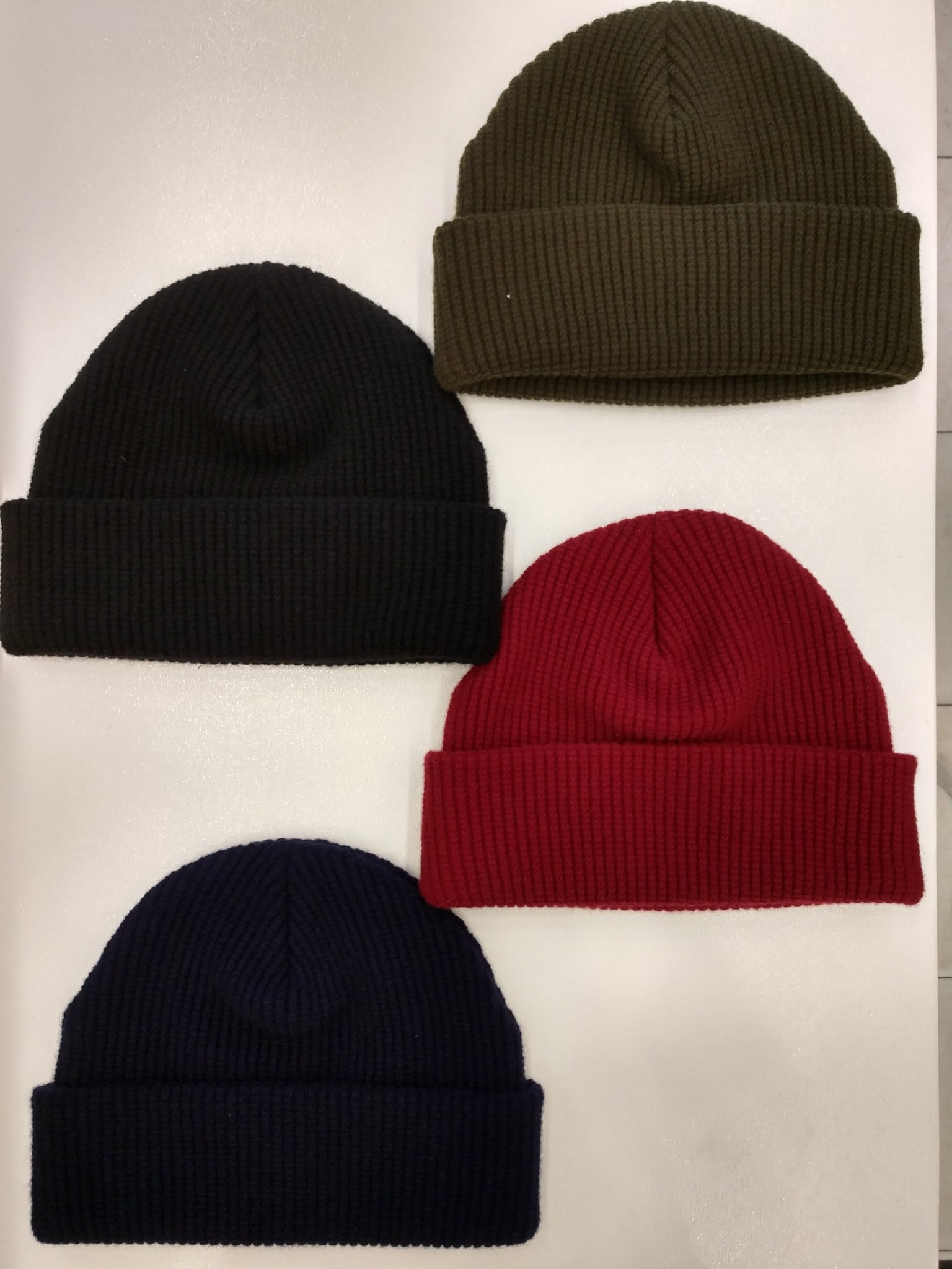 cashmere waffle beanie