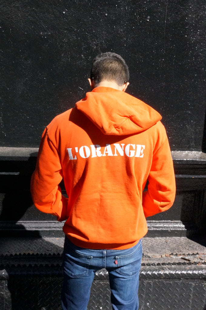 hermes orange hoodie