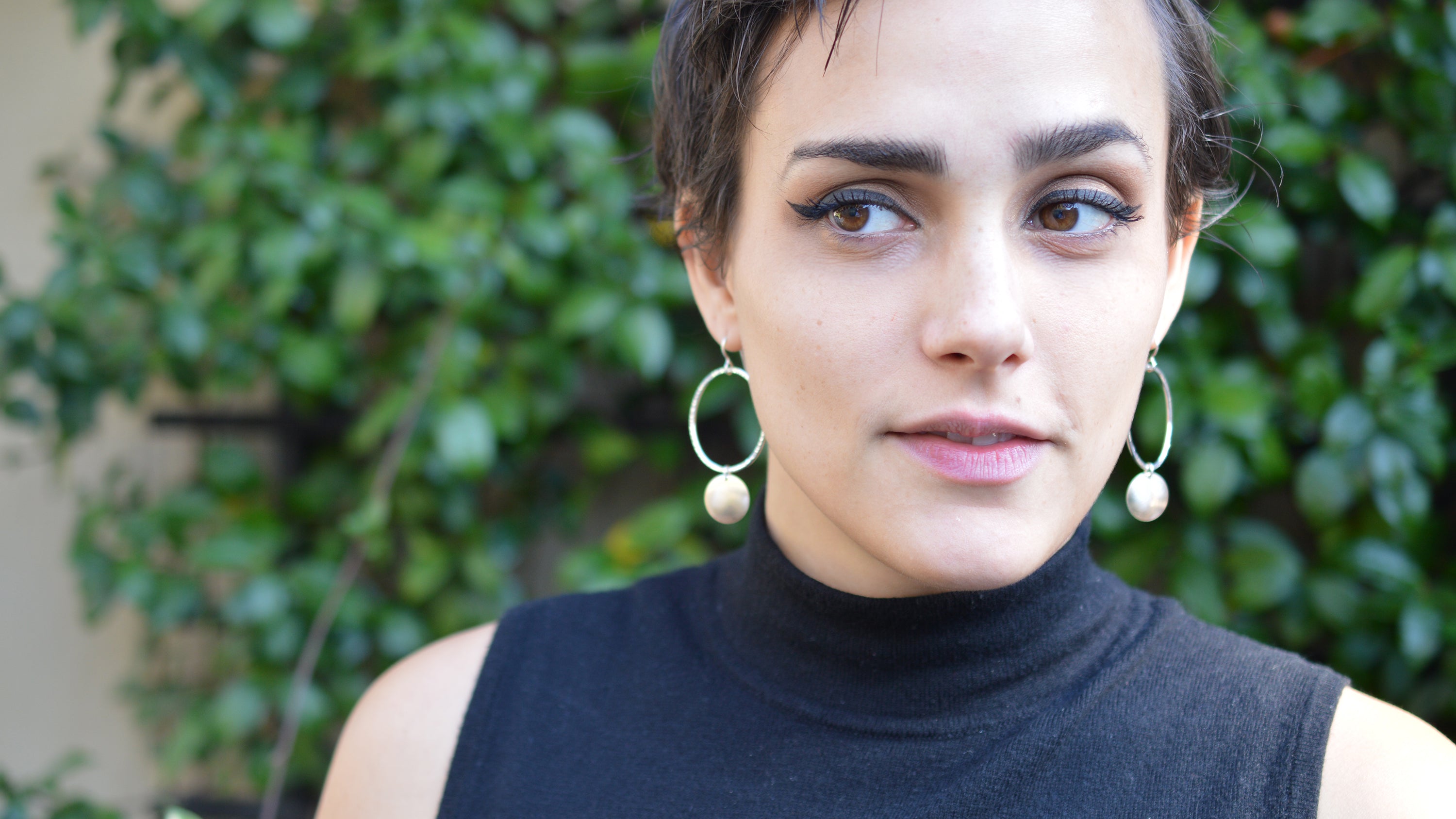 Tiny Elemental Charm Hoop Earring from the Springs Collection by Haley  Lebeuf – HALEY LEBEUF