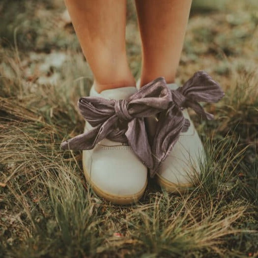 Girls Meilly Ivory Leather Shoes - Image 3