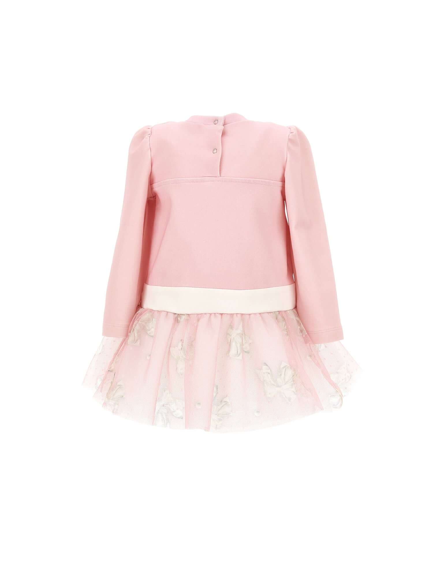 Girls Pink Tulle Dress - Image 3