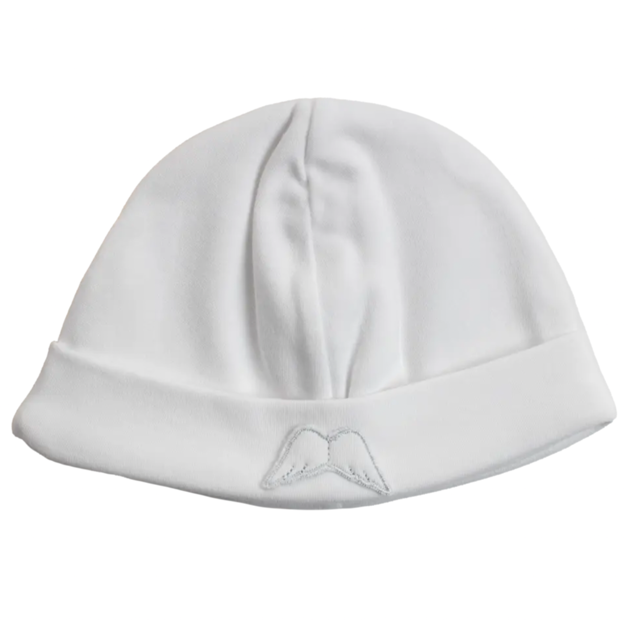 Unisex White Velour Angel Babygrow & Hat - Image 3