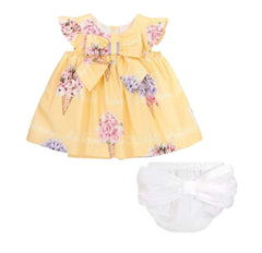 balloon chic baby girls yellow dress bloomer set kathryns