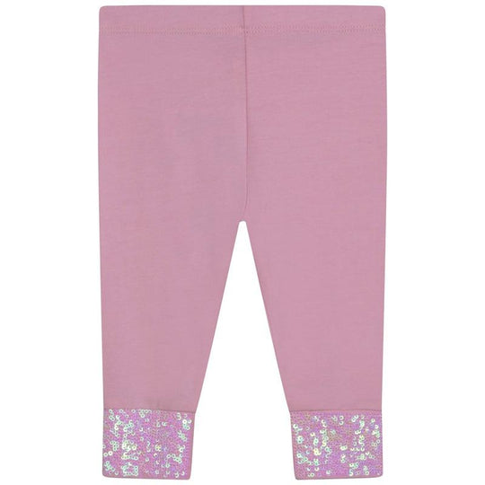 Billieblush - Girls Pink Leopard Leggings