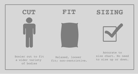 Sizing and fit details