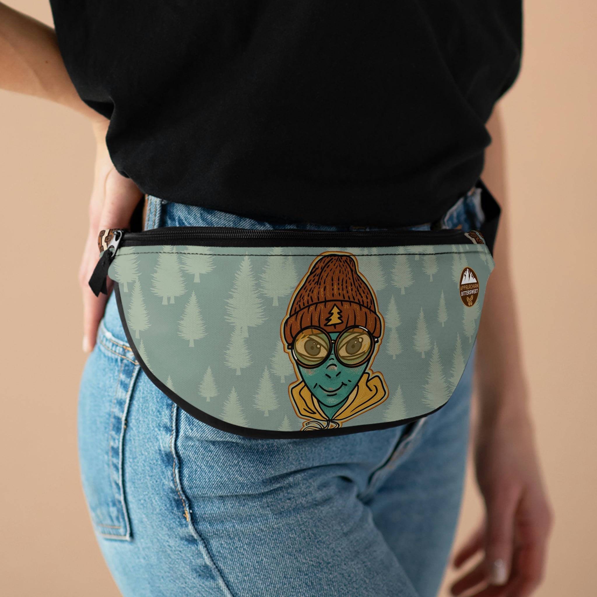 Beanie Alien Retro Fanny Pack