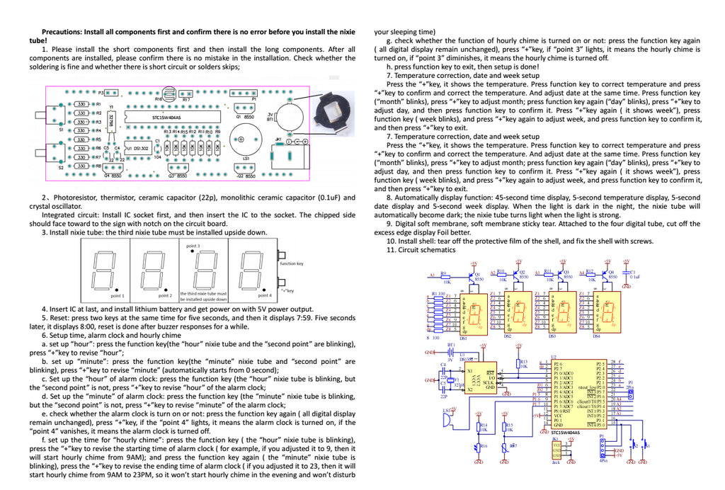 LED Electronic Clock