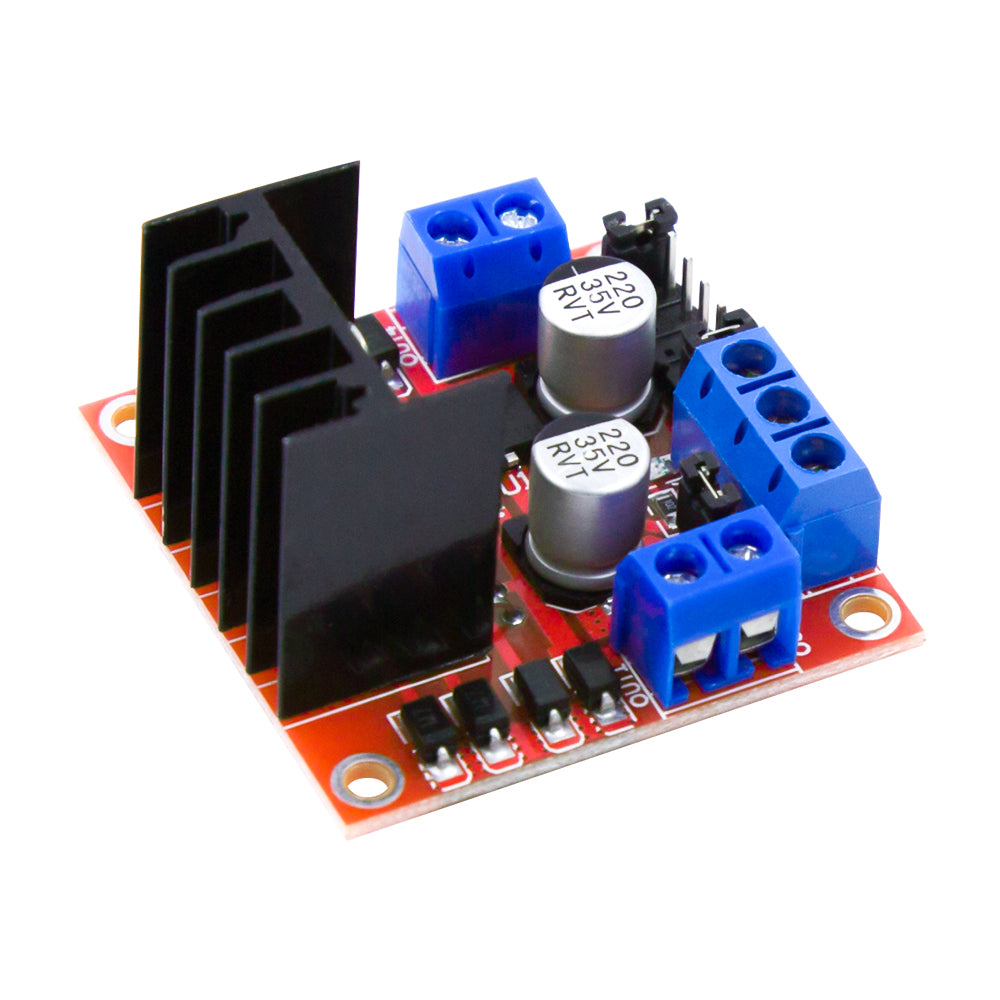 how to connect power to osepp l298n motor driver