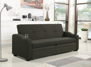 Joel Sofa Bed (Black) – Fully Furnished