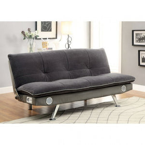 Bonifa Futon Sofa Bed (Black) – Fully Furnished