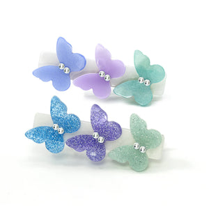 L & R Butterflies Bliss Hair Clips - Smoochie Baby