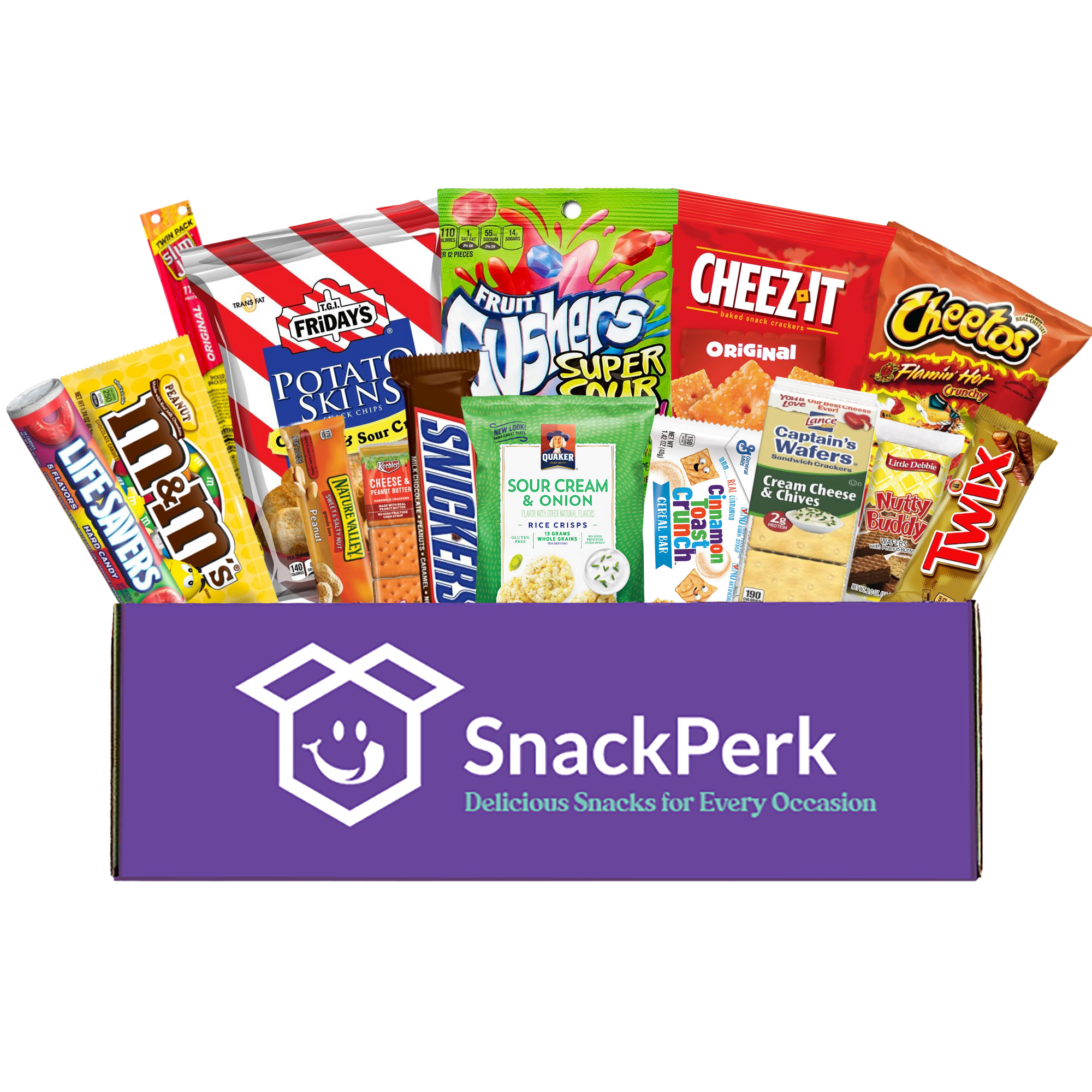 Snack Box Pros Snack Treats Variety Care Package, 40 Assorted Snacks/Box,  Ships in 1-3 Business Days, BRH SUPPLY