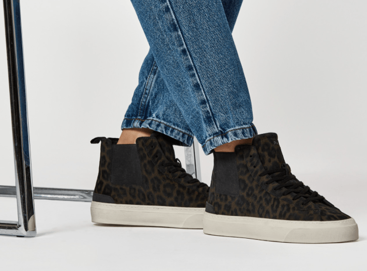 Sonica Leopard High Top .E Trainers | Made The Edit – MADE THE EDIT