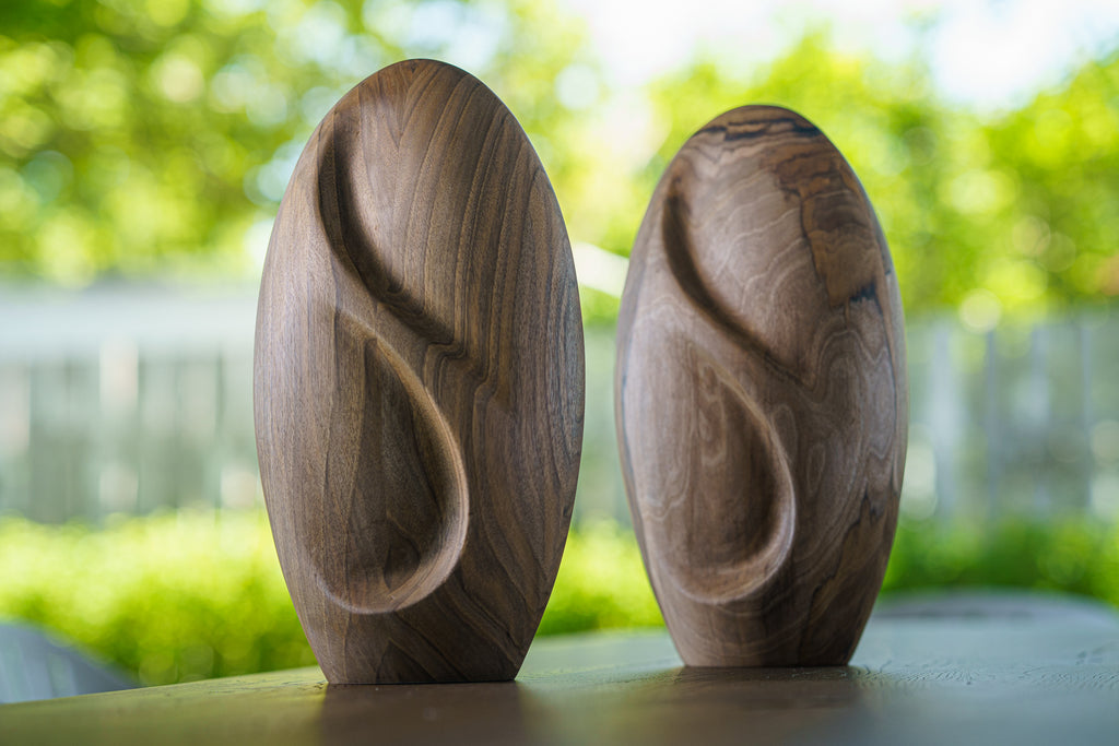 Cremation Urns from Wood by Pulvis ARt Urns
