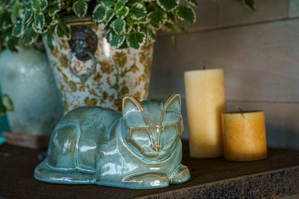 Cat Urns for Ashes by Pulvis Art Urns