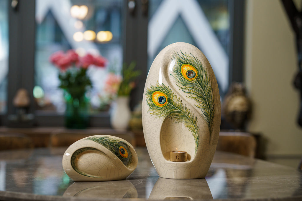 Eternity - Hand decorated design. Cremation Urn for Ashes