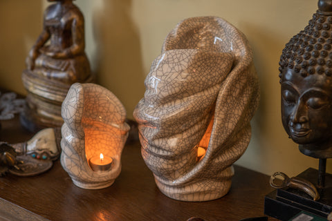 Set of cremation urns for ashes "Light" by Pulvis Art Urns