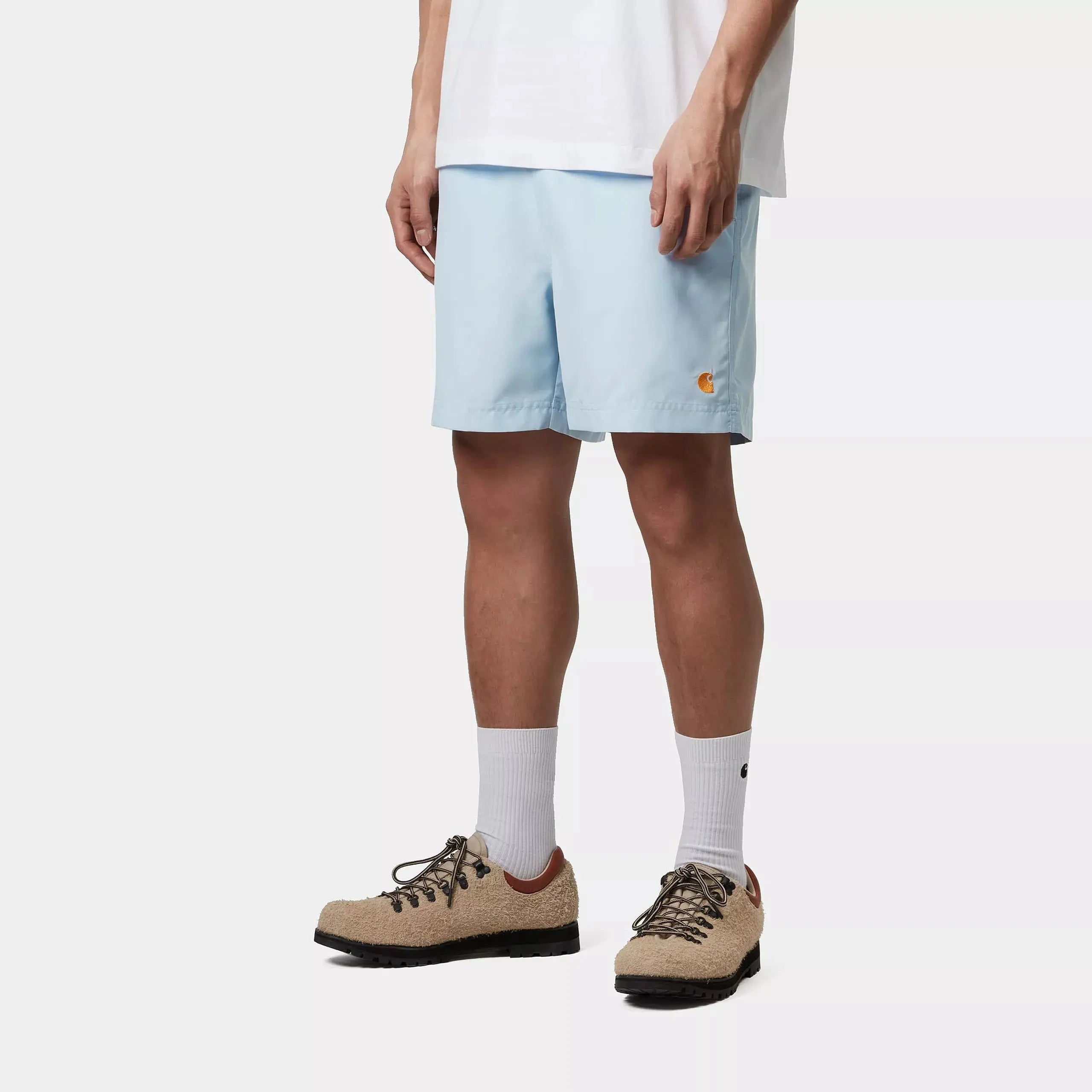 CARHARTT WIP - SHORT DE BAIN CHASE - AIR SKY - Klubb