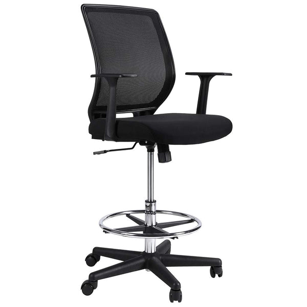 Slypnos Mesh Drafting Stool Chair Ergonomic Painting Chair With