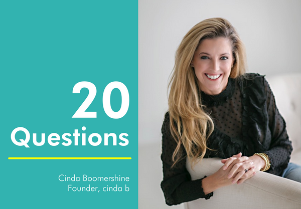 20 Questions with Cinda Boomershine